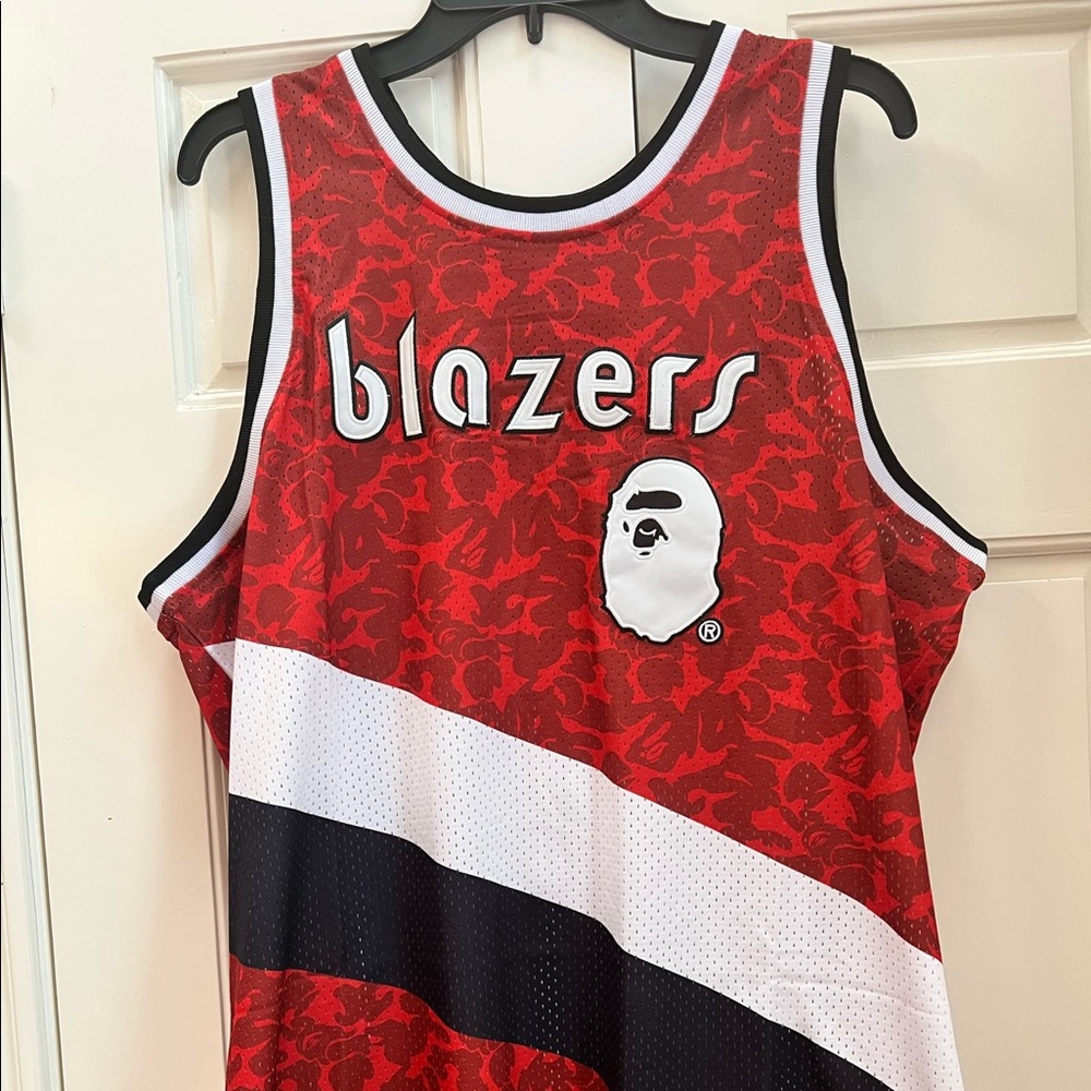 Blazers xl Bape jersey a bathing ape